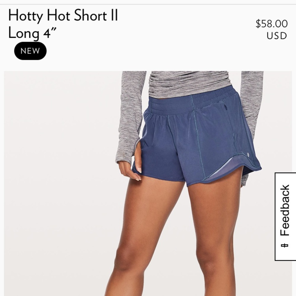 Lululemon Hotty Hot Short II